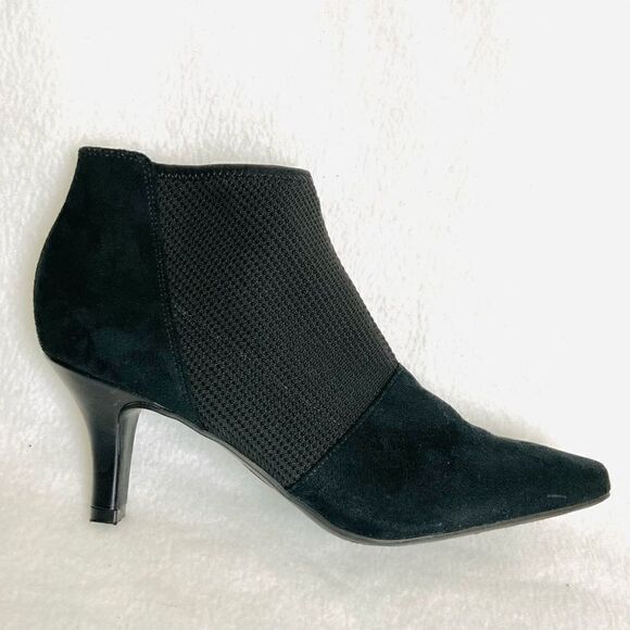 Life Stride Simply Comfort Black Heel Ankle Boot 9.5 - Picture 3 of 12